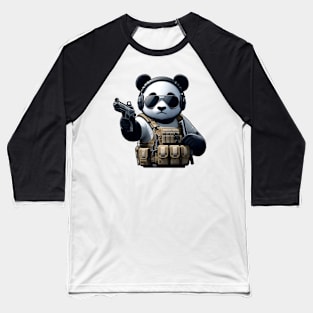 Tactical Panda Baseball T-Shirt
